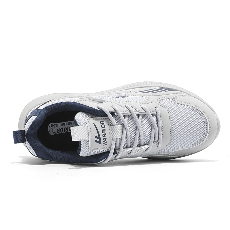 Кроссовки для бега мужские Sports Collection Offline Store Luxury High Quality WARRIOR, серый синий — фото 4