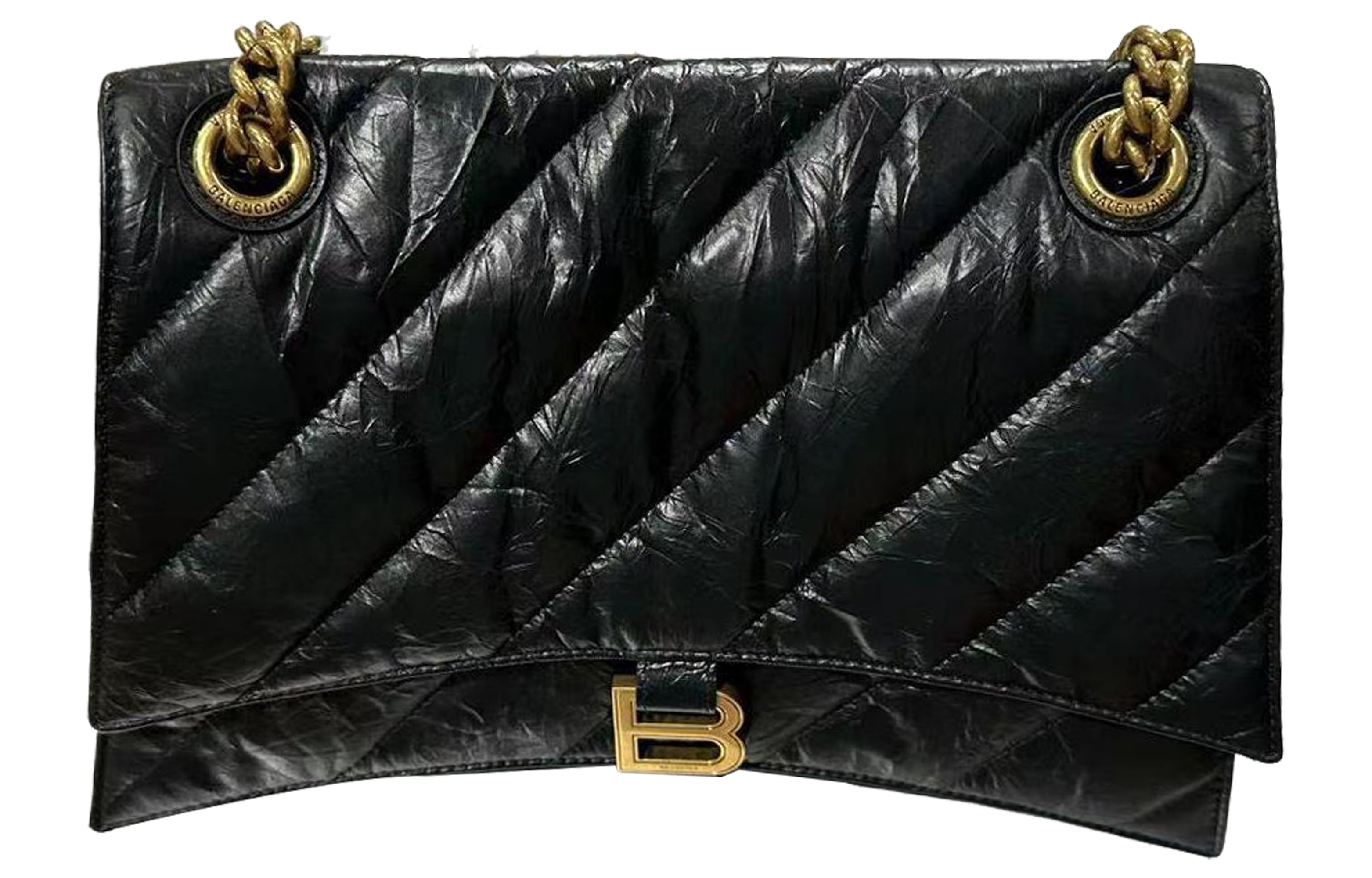 

Balenciaga Сумка-подушка Niki из коровьей кожи CRUSH, сумка через плечо, женская, черного цвета, среднего размера