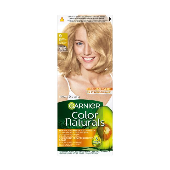 

Краска для волос Color Naturals Garnier, цвет 9 natural extra light brown