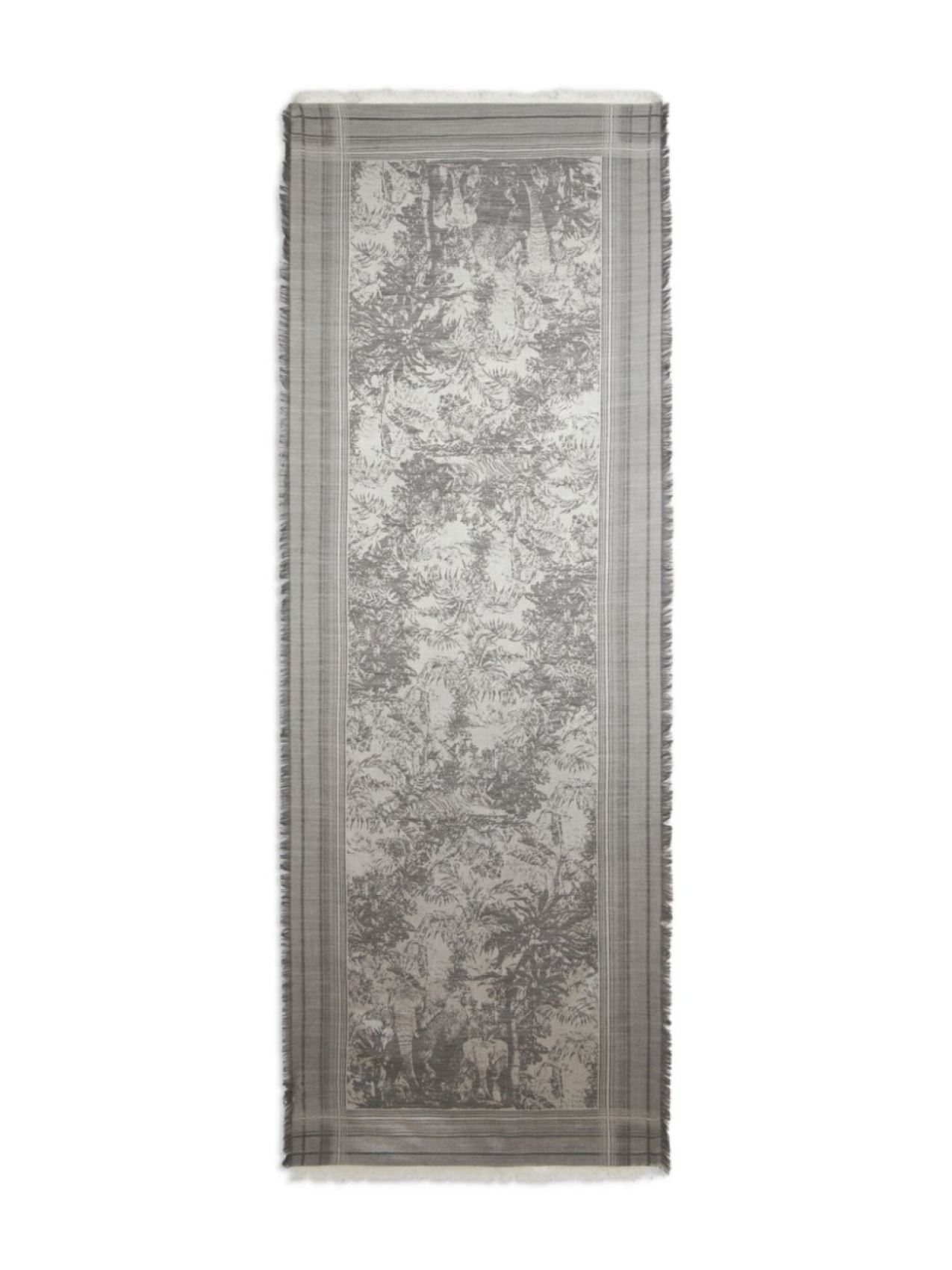 

ETRO жаккардовый шарф с узором, серый