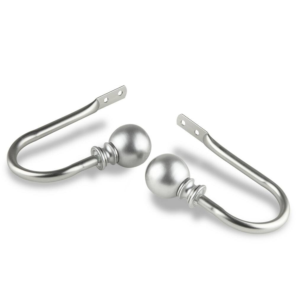 

Комплект из 2 фиксаторов для штор Rod Desyne Luna, цвет Satin Nickel