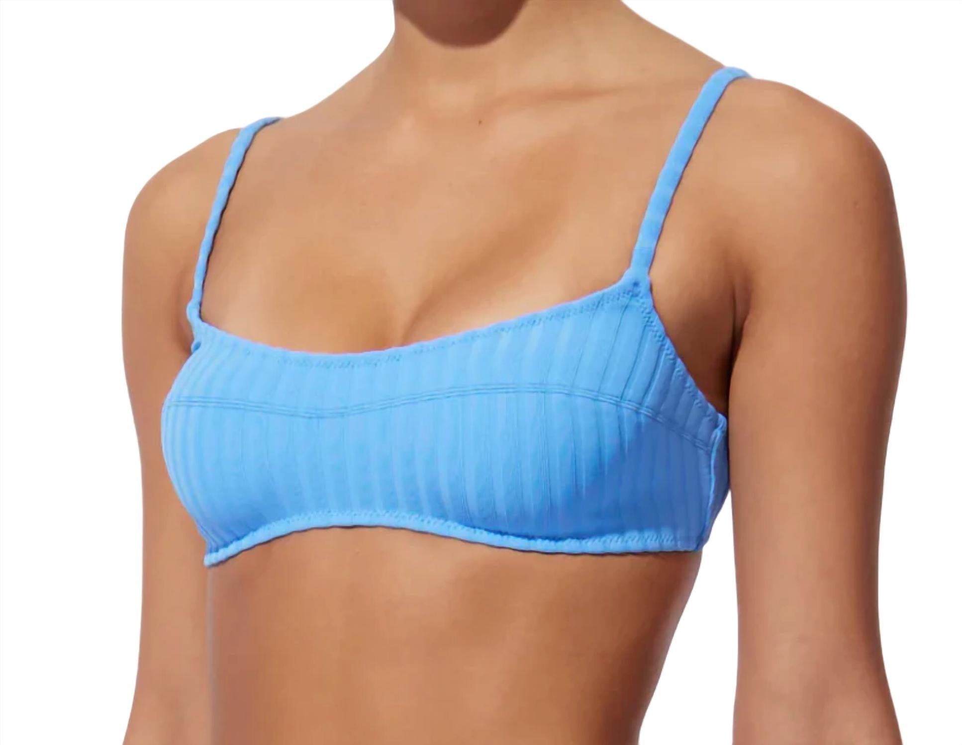 

Топ в рубчик Elsa в цвете French Blue Solid & Striped