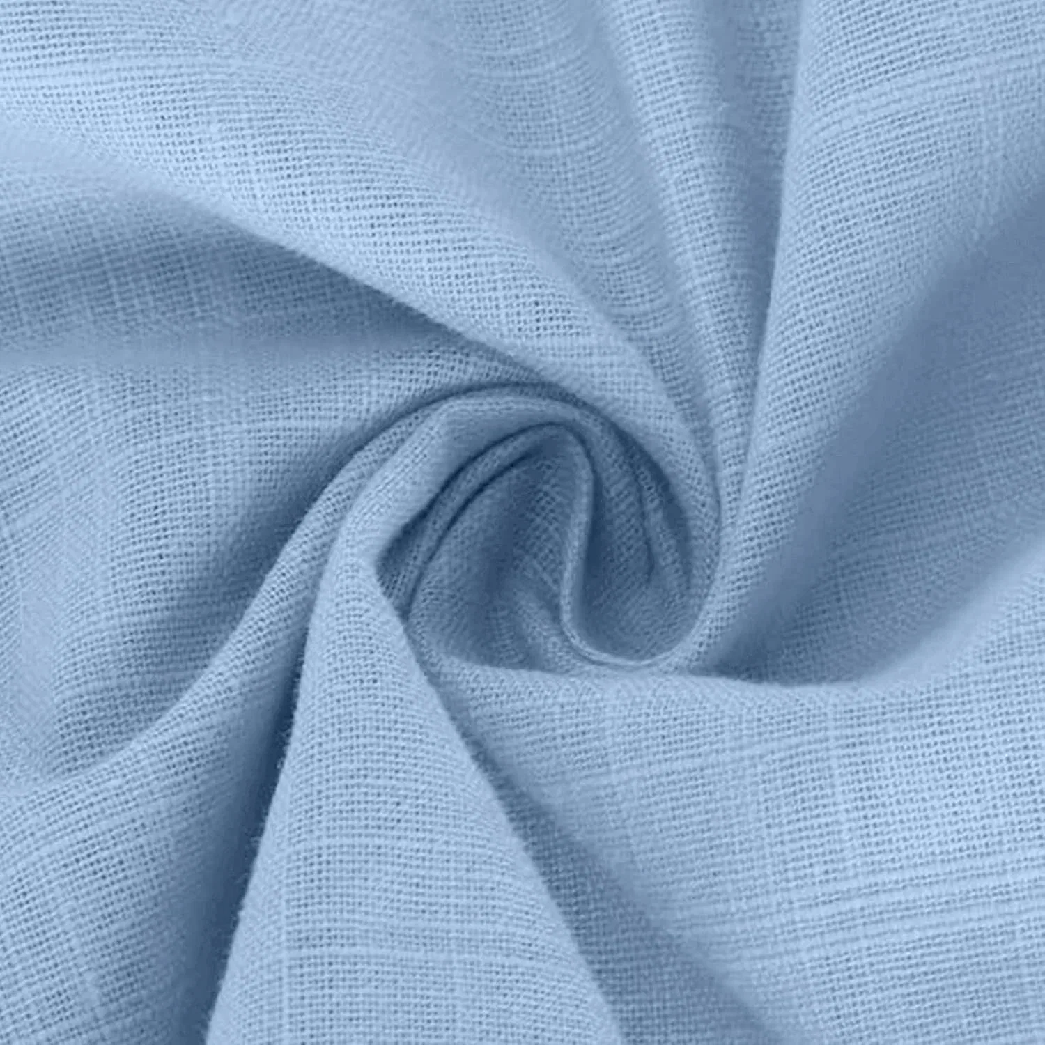 Женская худи с капюшоном Cotton Linen, Sky Blue — фото 4