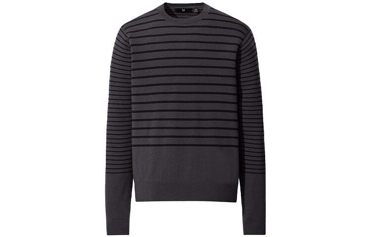 

Мужской свитер UNIQLO, цвет Asphalt Gray