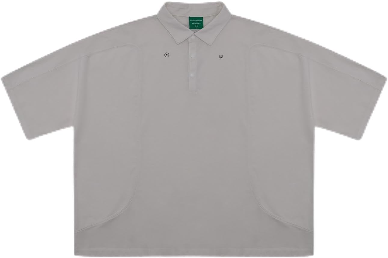 

Поло Adelm CSAG LOOSE BOX POLO WHITE с коротким рукавом Addelm, белый