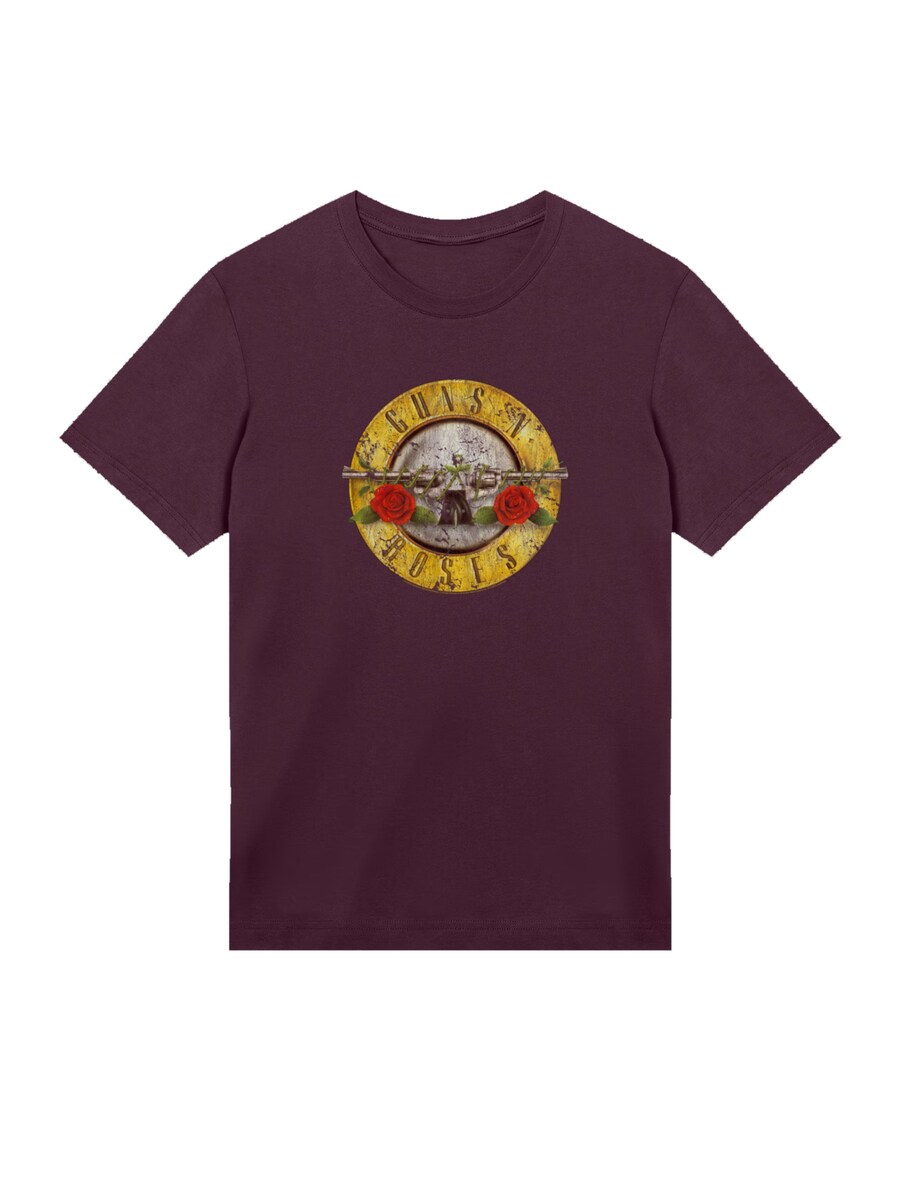 

Рубашка F4NT4STIC GunsnRoses Vintage Bullet Logo, цвет Blackberry