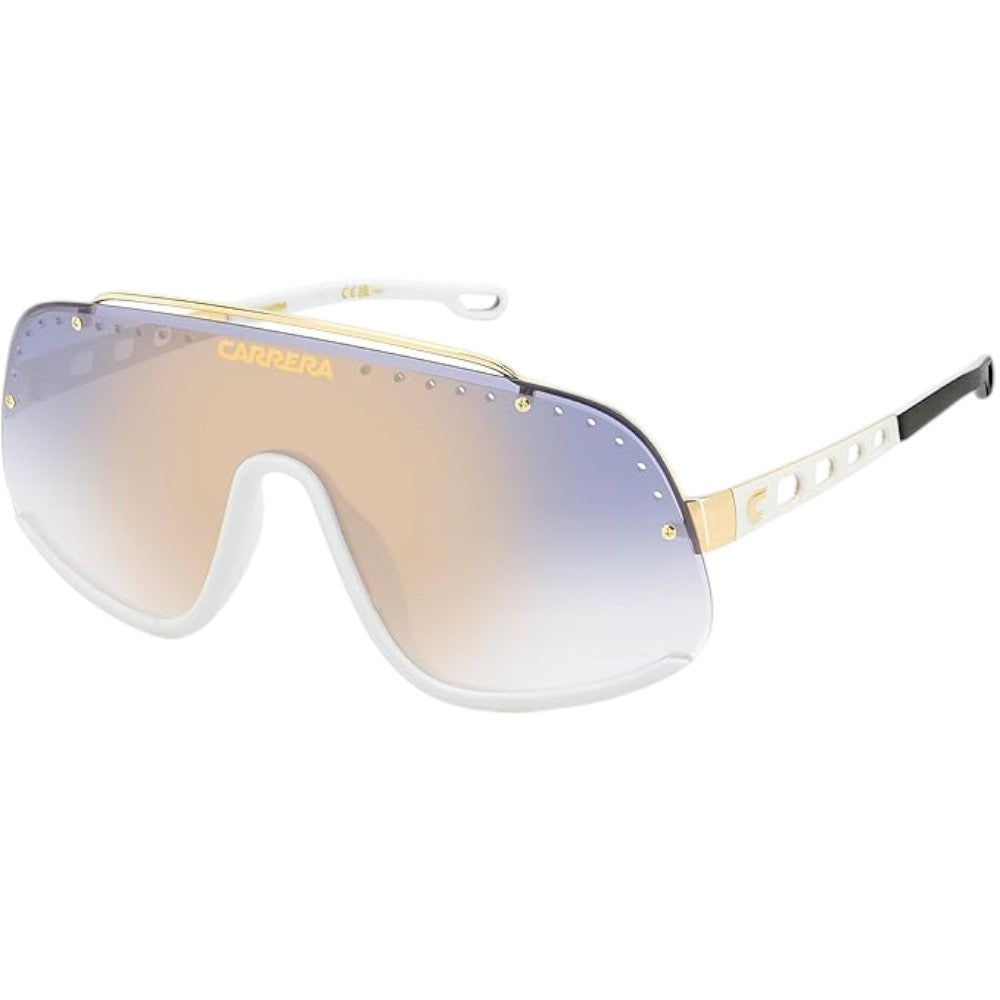 

Солнцезащитные очки Carrera FLAGLAB Unisex с белой оправой и синими линзами 99-01-130