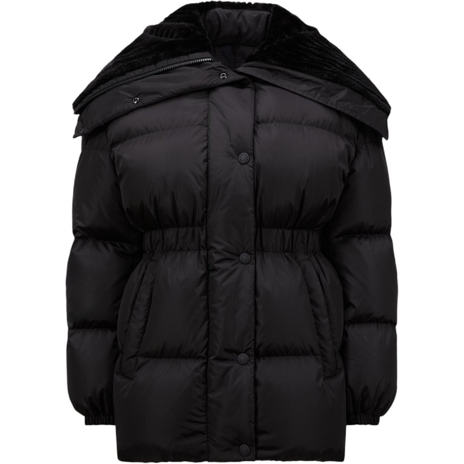 

Пуховик женский черный Moncler