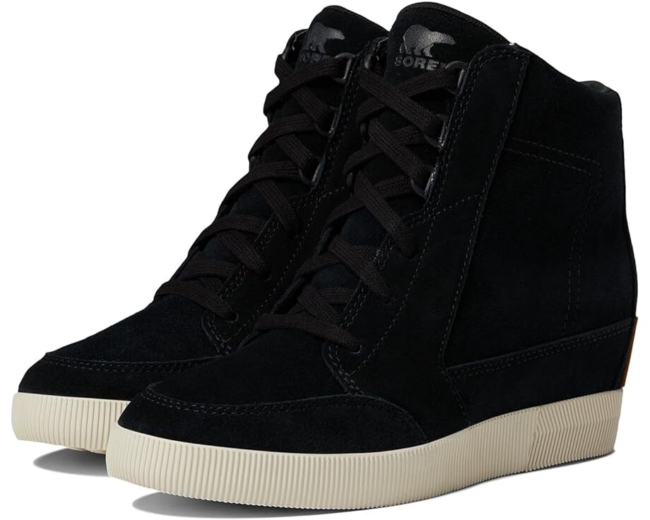 

Кроссовки SOREL Out N About Wedge II, цвет Black/Sea Salt
