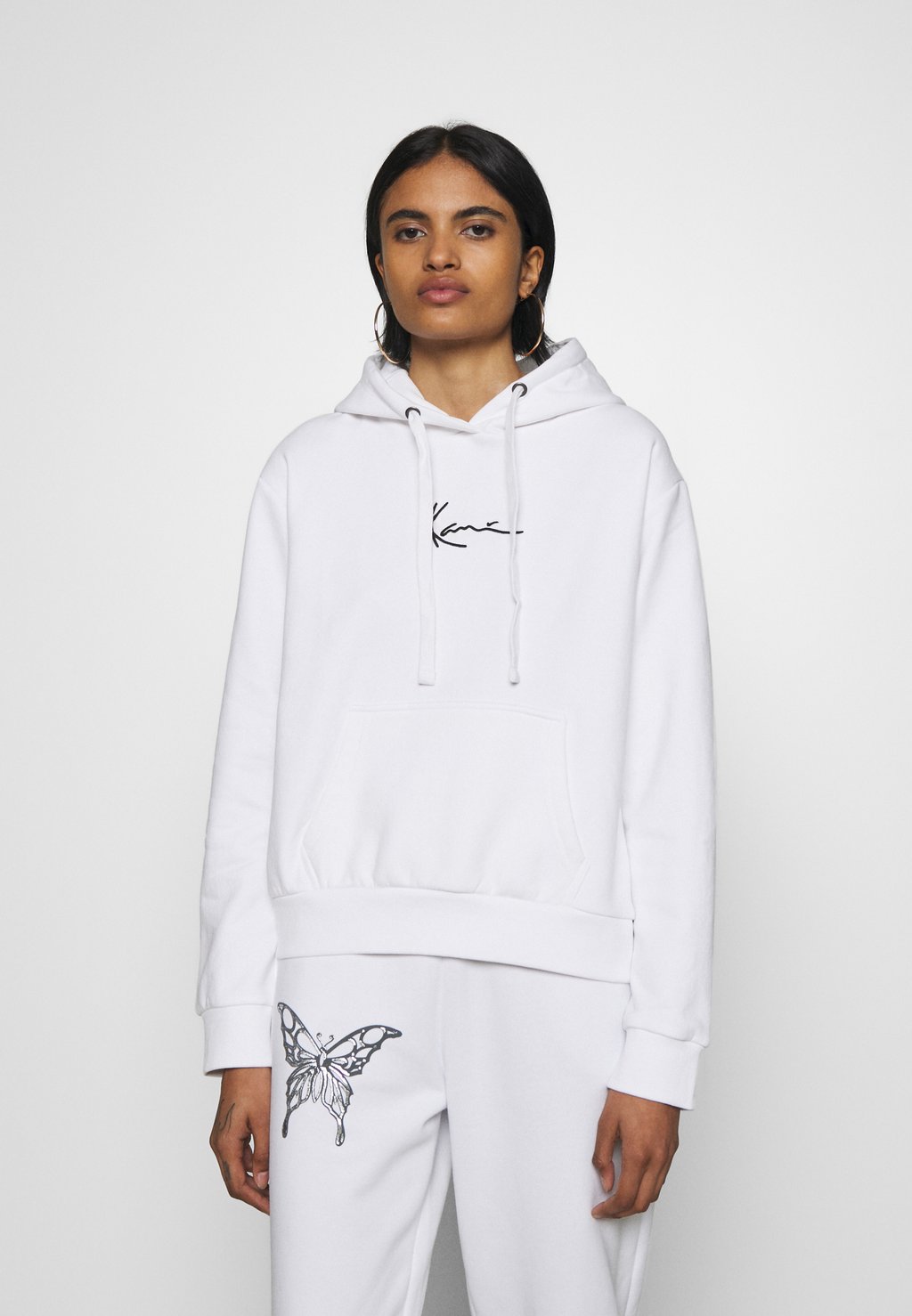 

Толстовка SMALL SIGNATURE HOODIE Karl Kani, белый