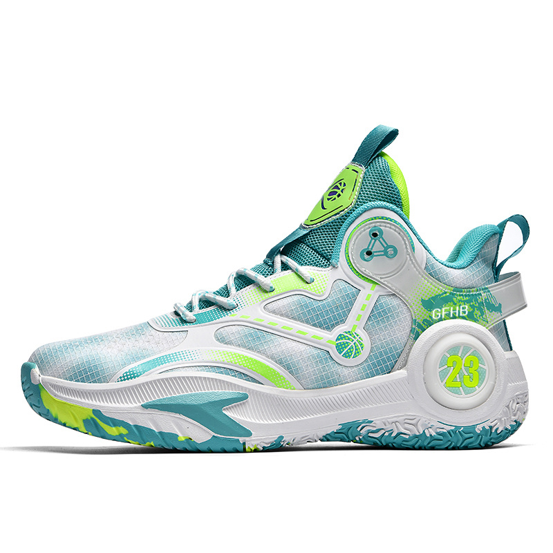 

Износостойкие дышащие кроссовки Mid Top для детей подростков Kung Fu partners, белый