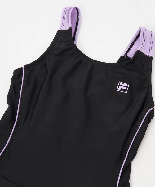 【FILA】Детский слитный купальник, школьный купальник, купальник А-силуэта — фото 3