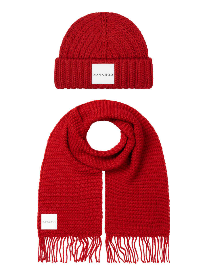 

Шарф Navahoo Strick Kuschelpärchen 14, цвет salsa red