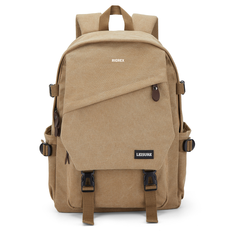 

RIOREX Тканевый рюкзак для ноутбука унисекс разноцветный, Canvas Khaki Large Size (Upgraded)