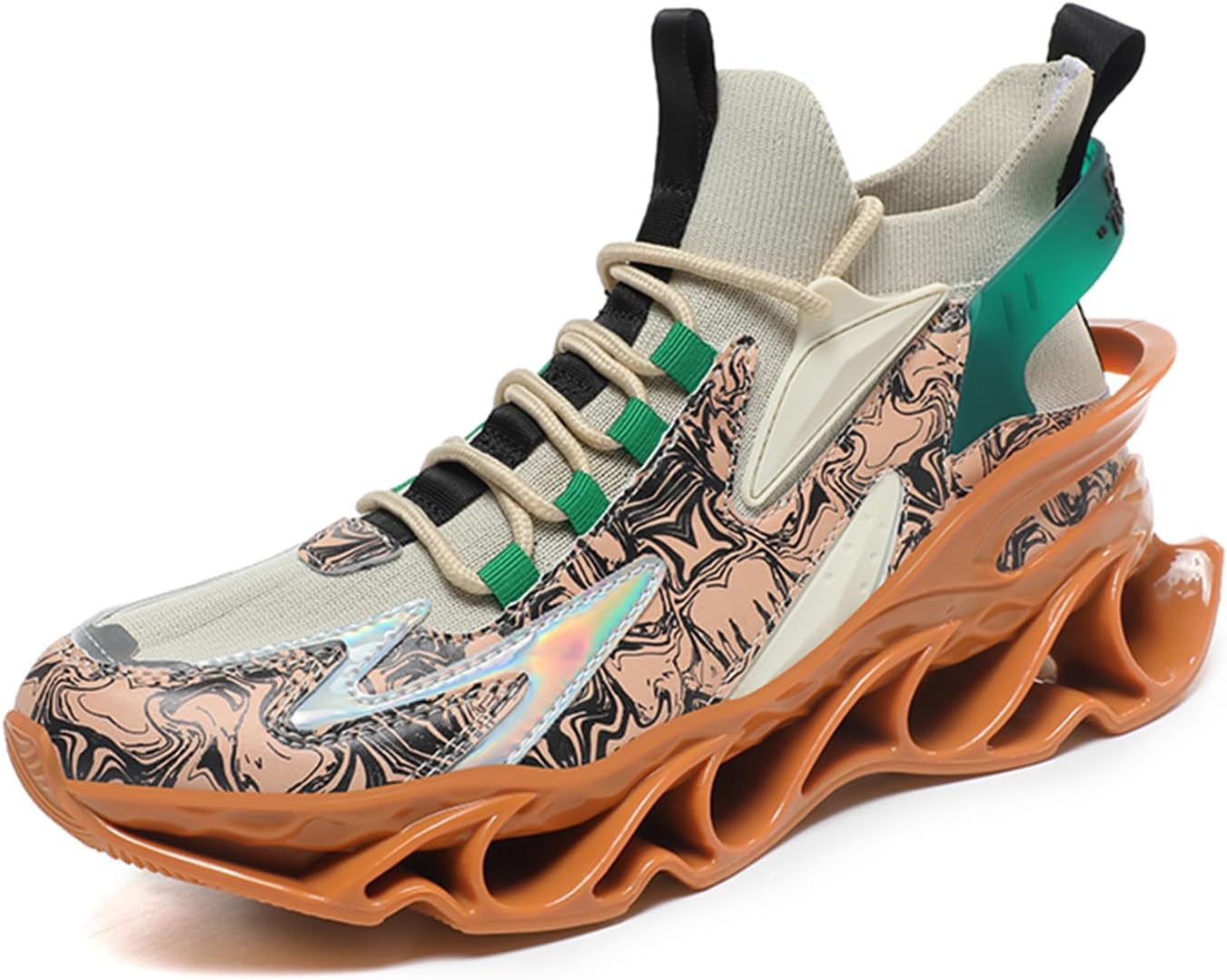 

Мужские кроссовки GSIGUL для бега, с сеткой, дышащие, для тенниса, ходьбы и тренировок в зале, бежевый