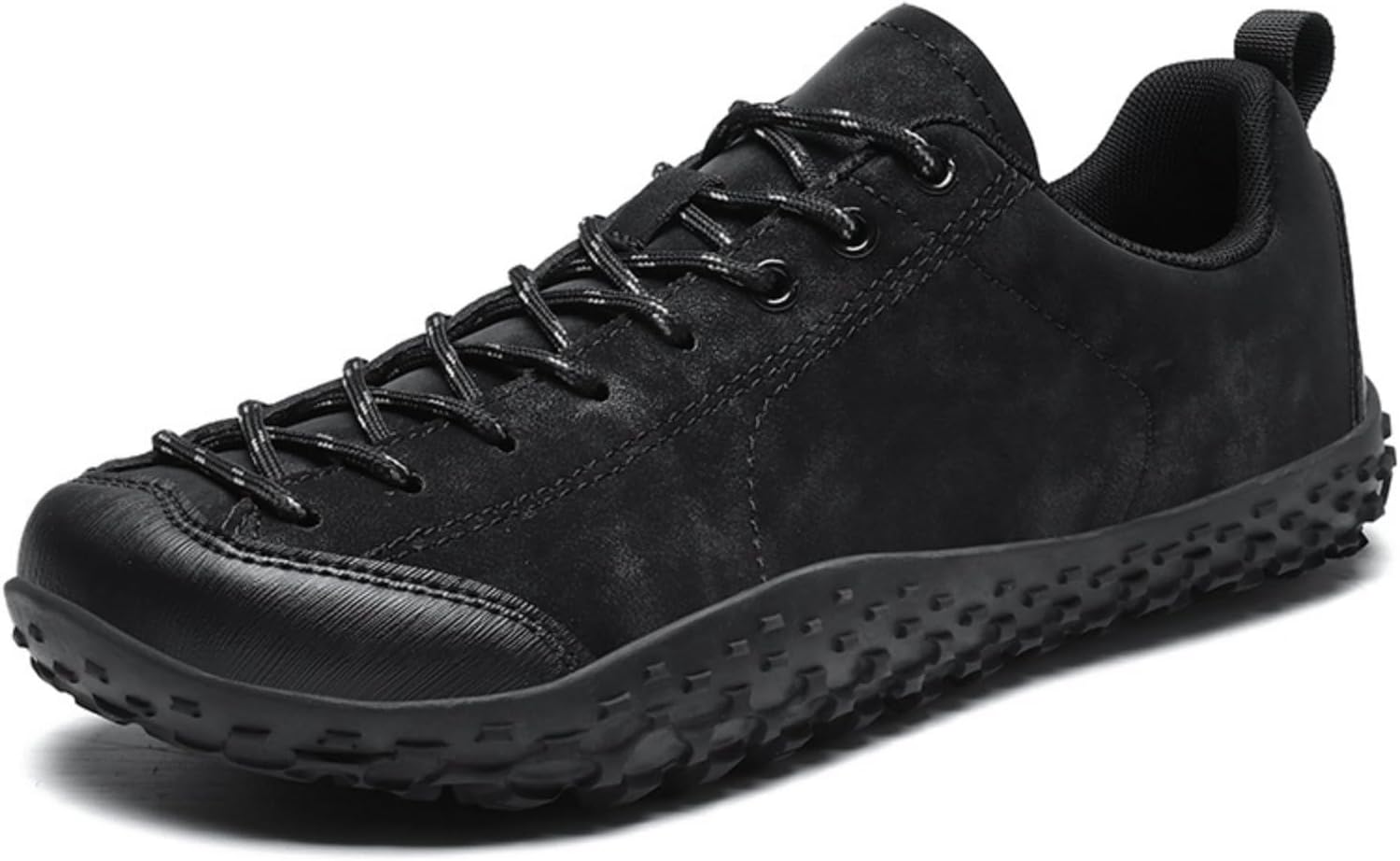 

Мужские кожаные повседневные туфли для ходьбы Yrzhgdl, черный