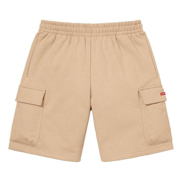 

Шорты small box baggy cargo sweatshorts 'beige' Supreme, бежевый