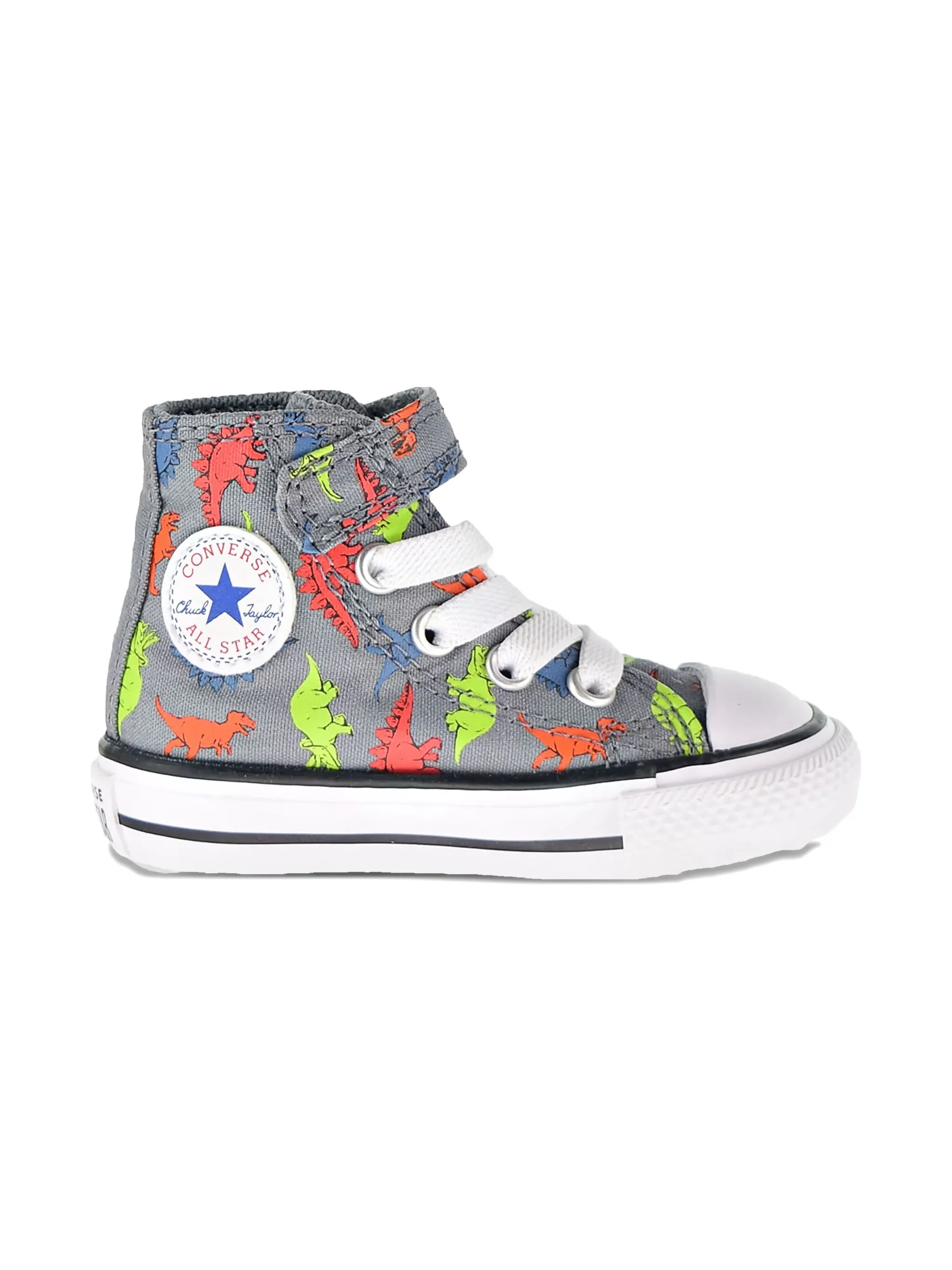 Кеды Chuck Taylor AS Dinoverse Cool Grey/Black Converse Kids, серый — фото 2