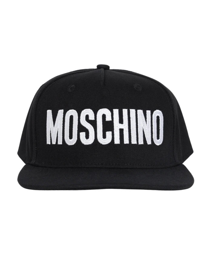 

Кепка с вышивкой логотипа Moschino, черный