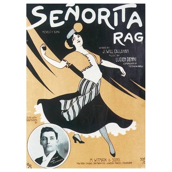 

Картина на холсте LegendArte Señorita Rag, многоцветный