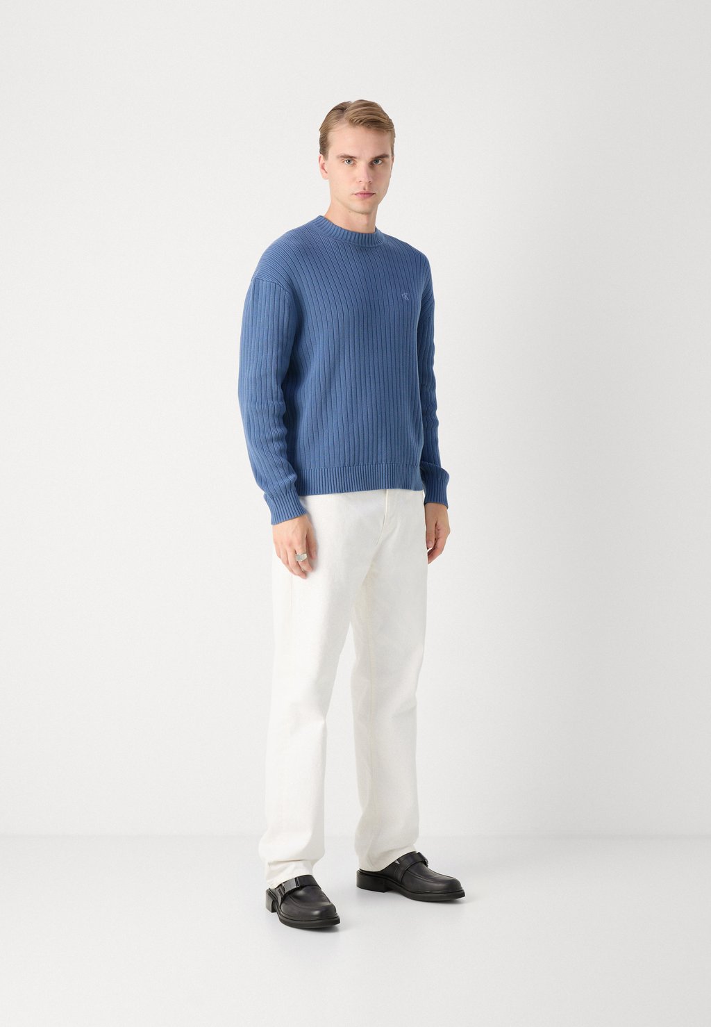 

Джемпер LINEAR SWEATER Calvin Klein Jeans, сине-серый