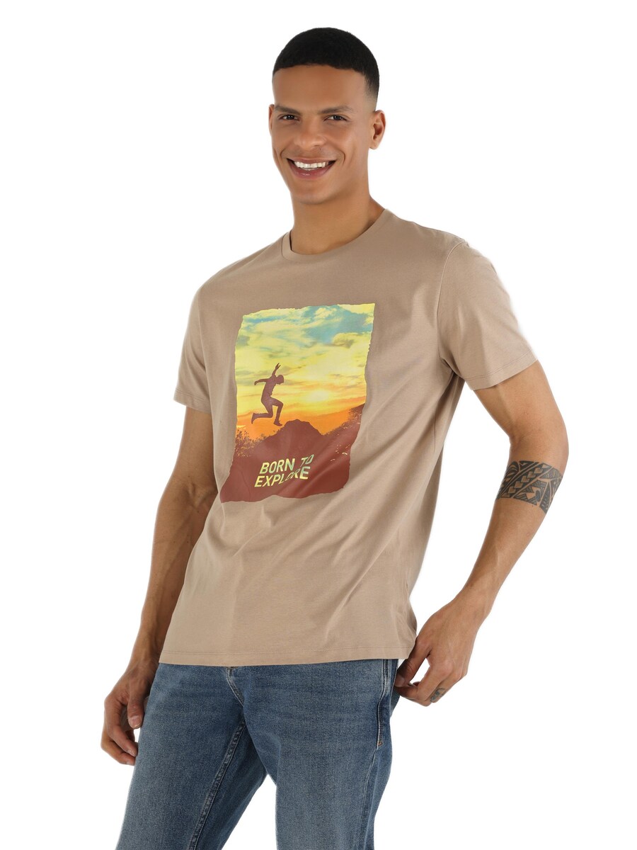 

Рубашка Colin's, серо-коричневый