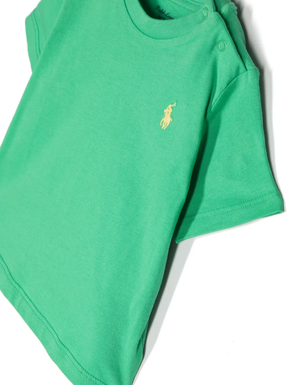 Футболка Polo Pony POLO RALPH LAUREN KIDS, зеленый — фото 3