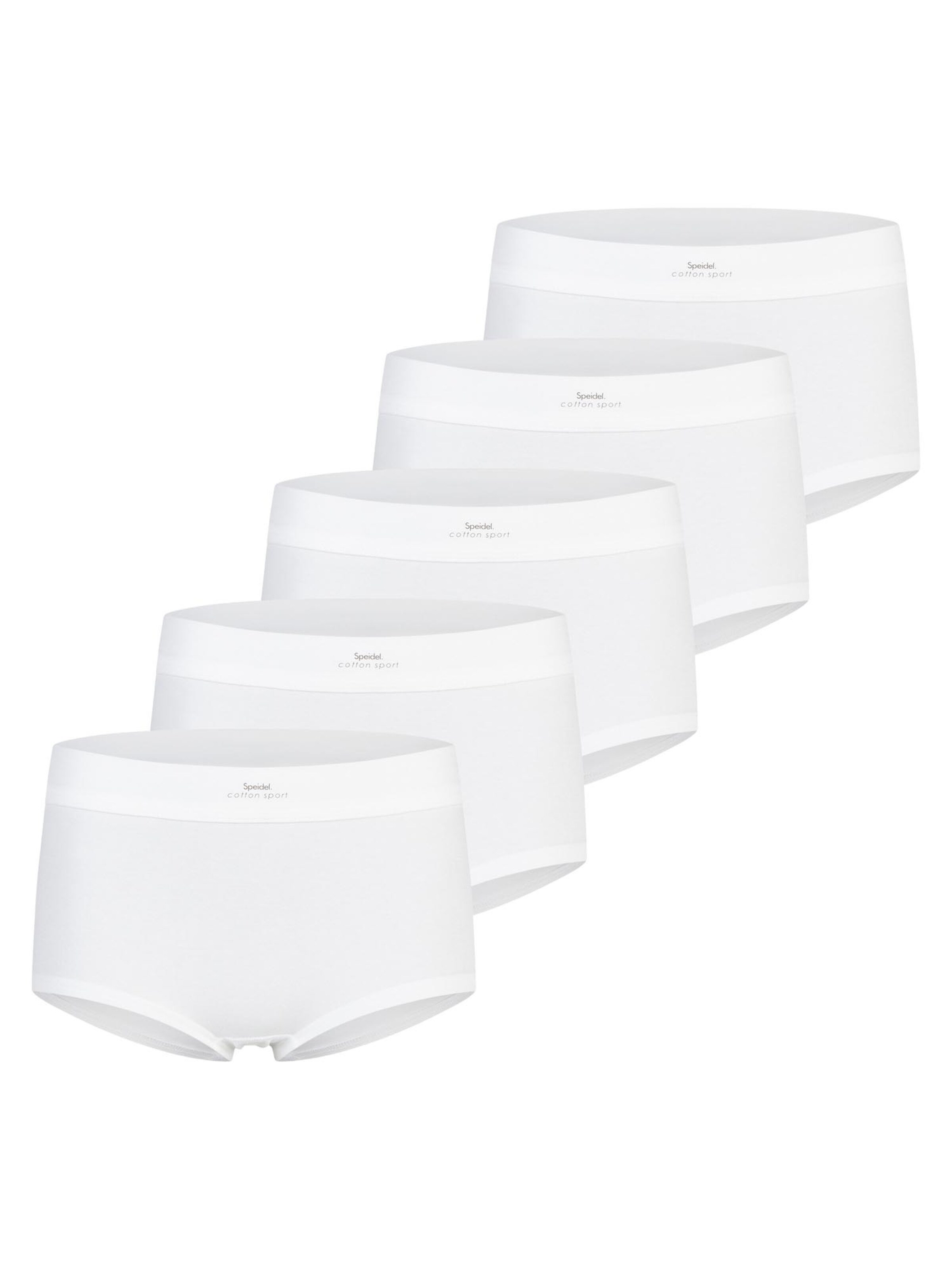 

SPEIDEL Трусы Boyshorts 'Cotton Sport' в белом цвете