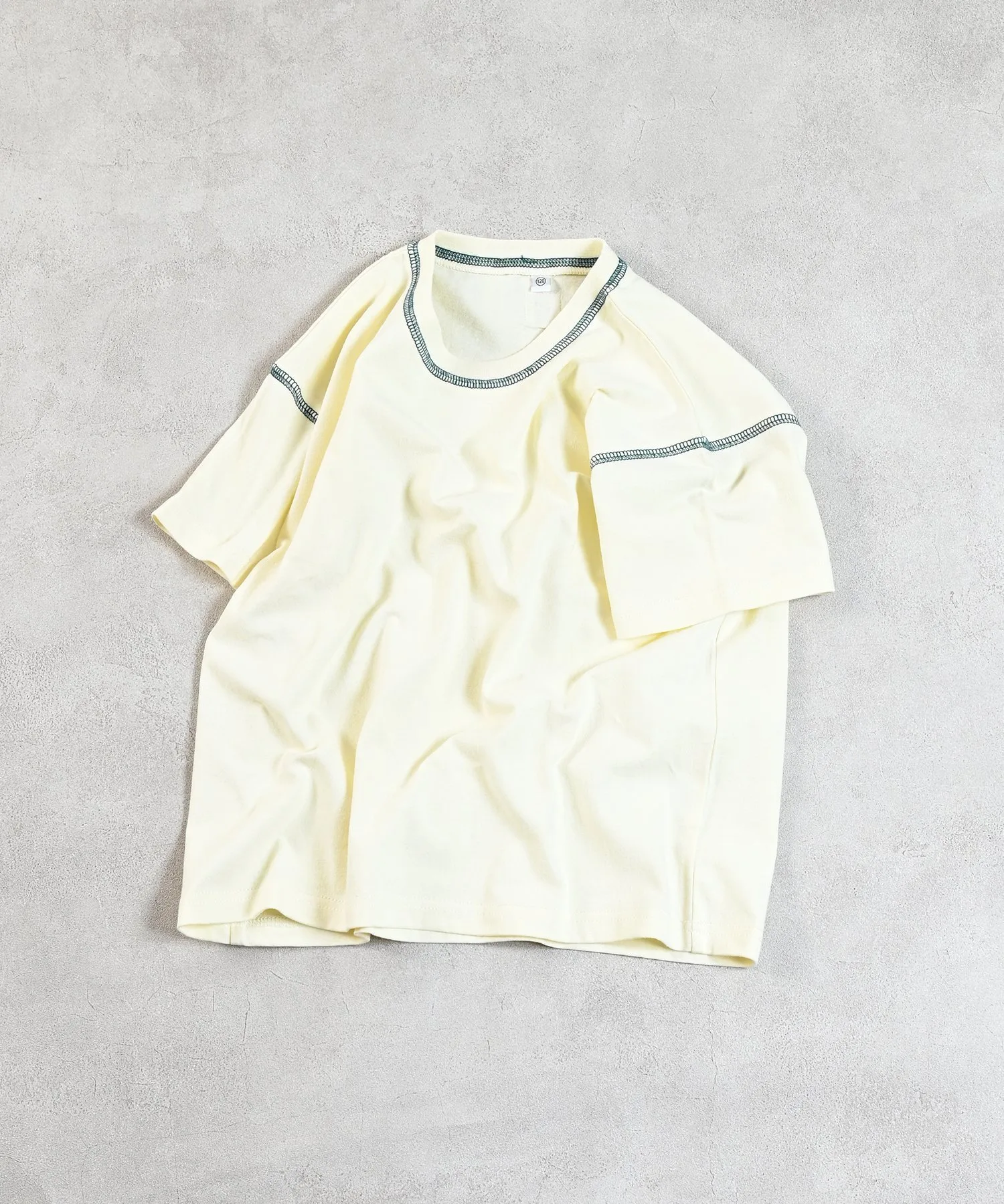 Футболка с двухцветной вышивкой Life Support Products, off white