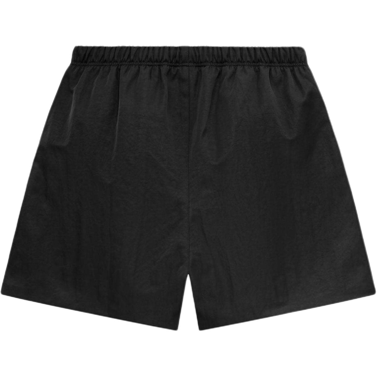 Текстурированные нейлоновые футбольные шорты Fear Of God Essentials, черный — фото 4