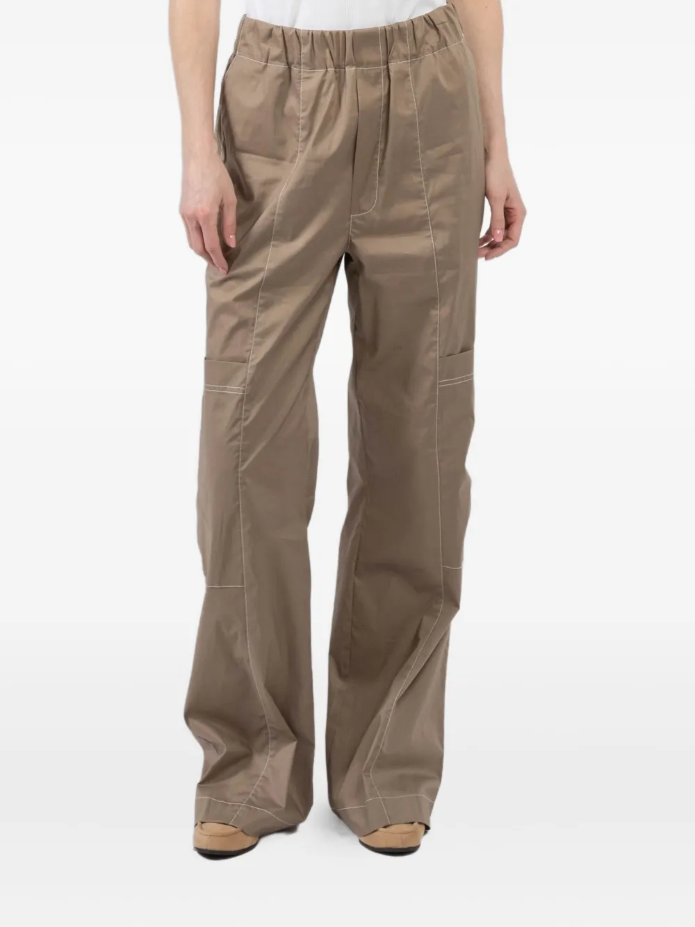 

Брюки с эластичным поясом Jejia, коричневый