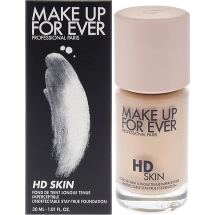 

Тональная основа HD Skin Undetectable Stay-True, оттенок 1N14 бежевый, для женщин, 1,01 унции Make Up For Ever
