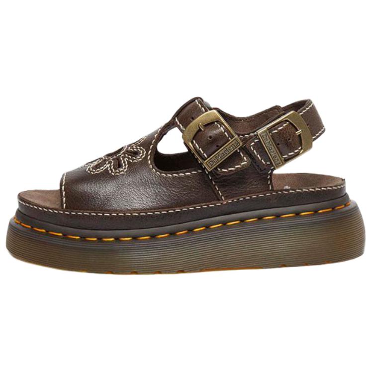 Dr.Martens Сандалии женские DUNNET с одним ремешком, коричневые