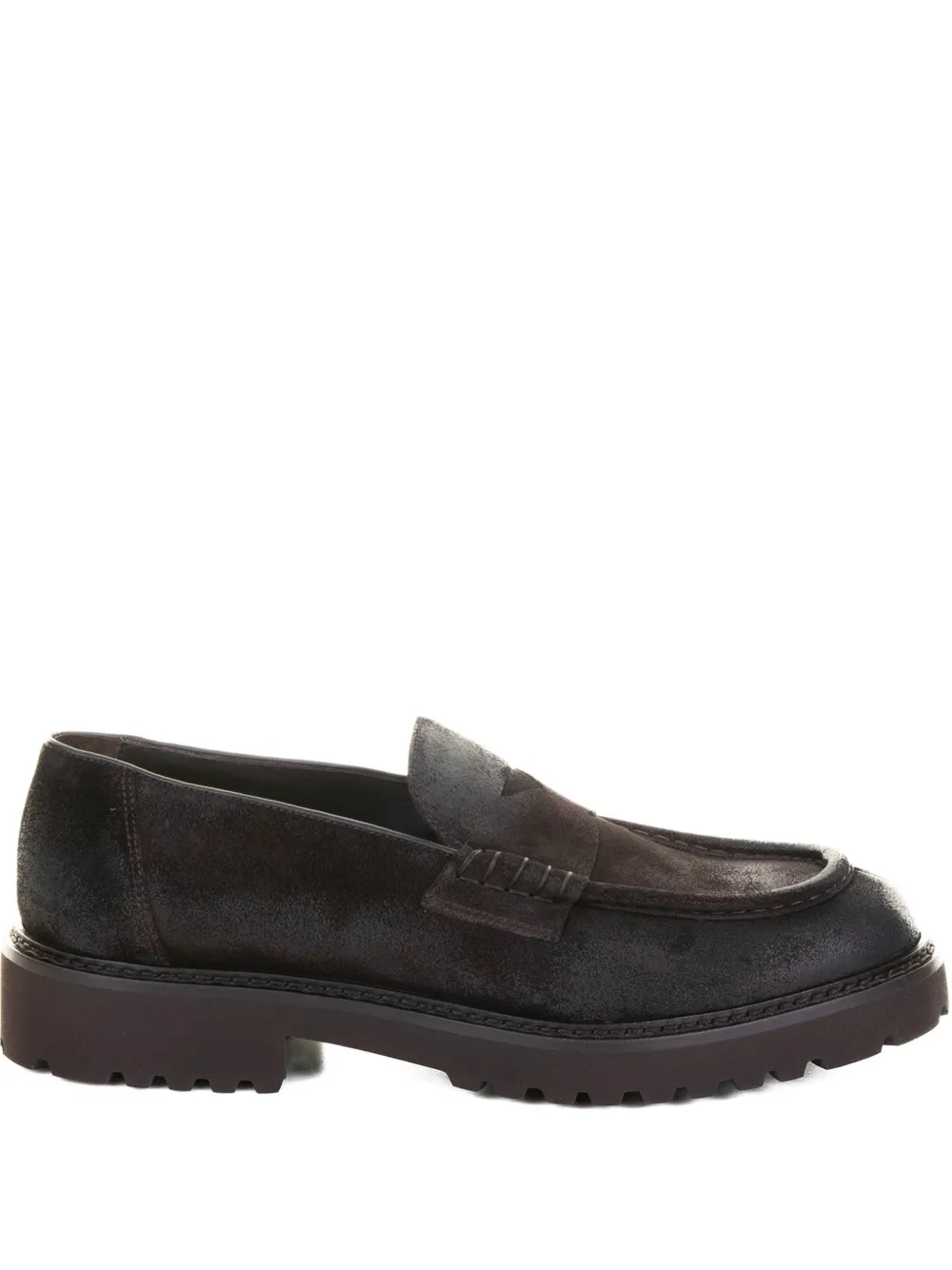 

Замшевые лоферы Doucal's, коричневый