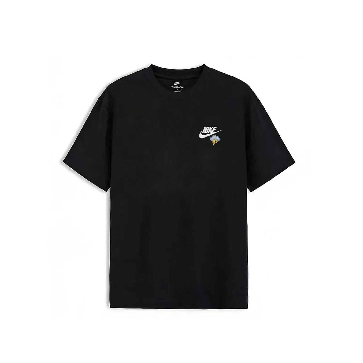 Футболка Nike Sportswear с логотипом и вышивкой, черная