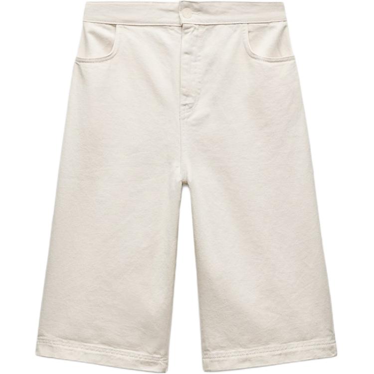 

ZARA Женские джинсовые шорты ZW Series, желтые