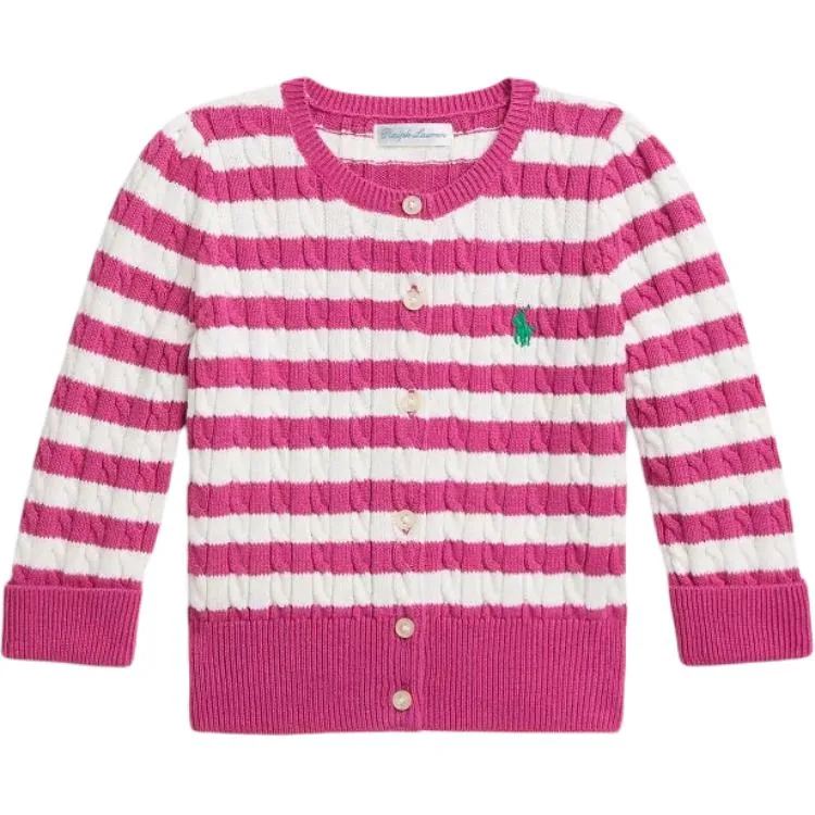 Polo Ralph Lauren Свитер Preppy Pink Multicolor для малышей