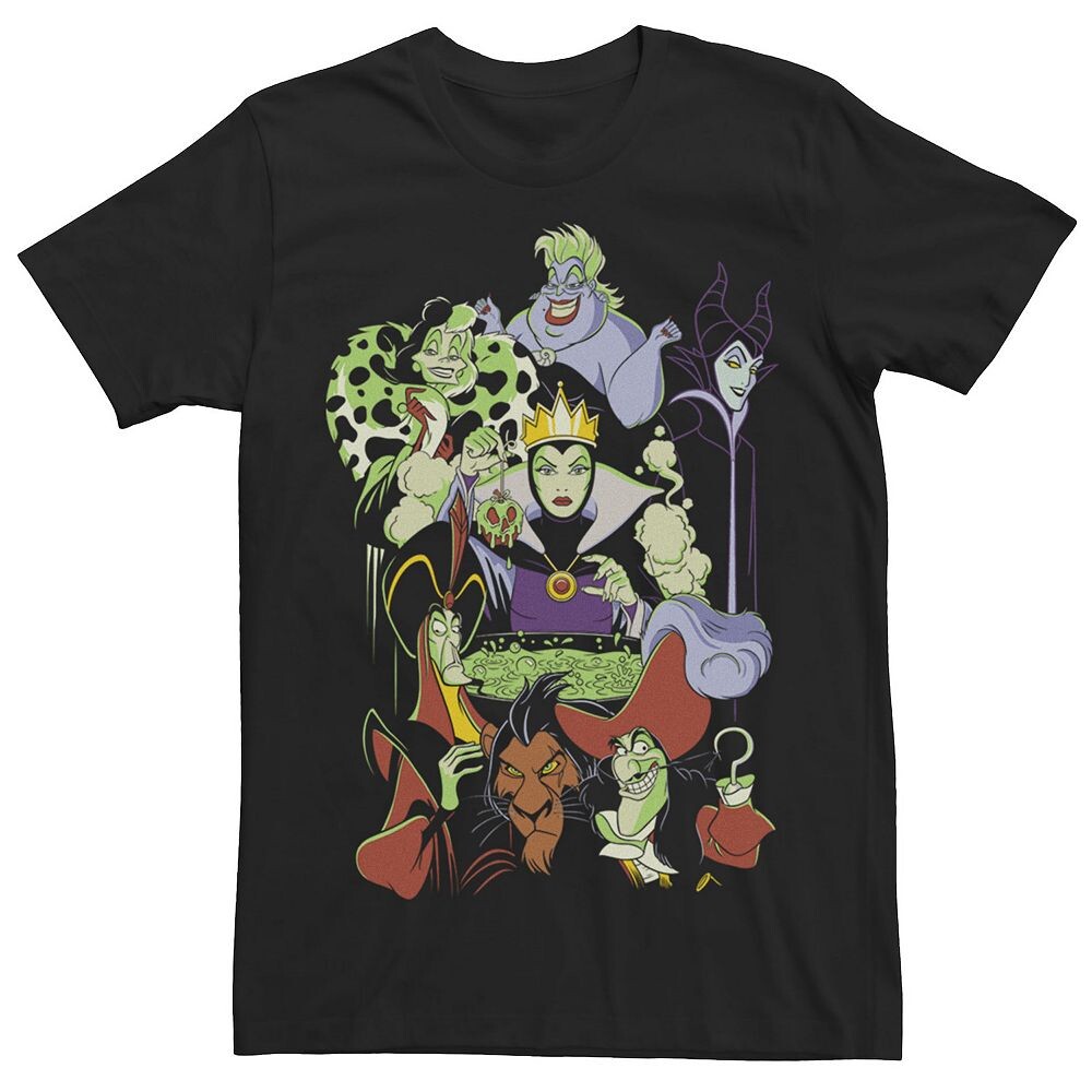 

Мужская футболка Disney Villains Cauldron Group Shot, черный
