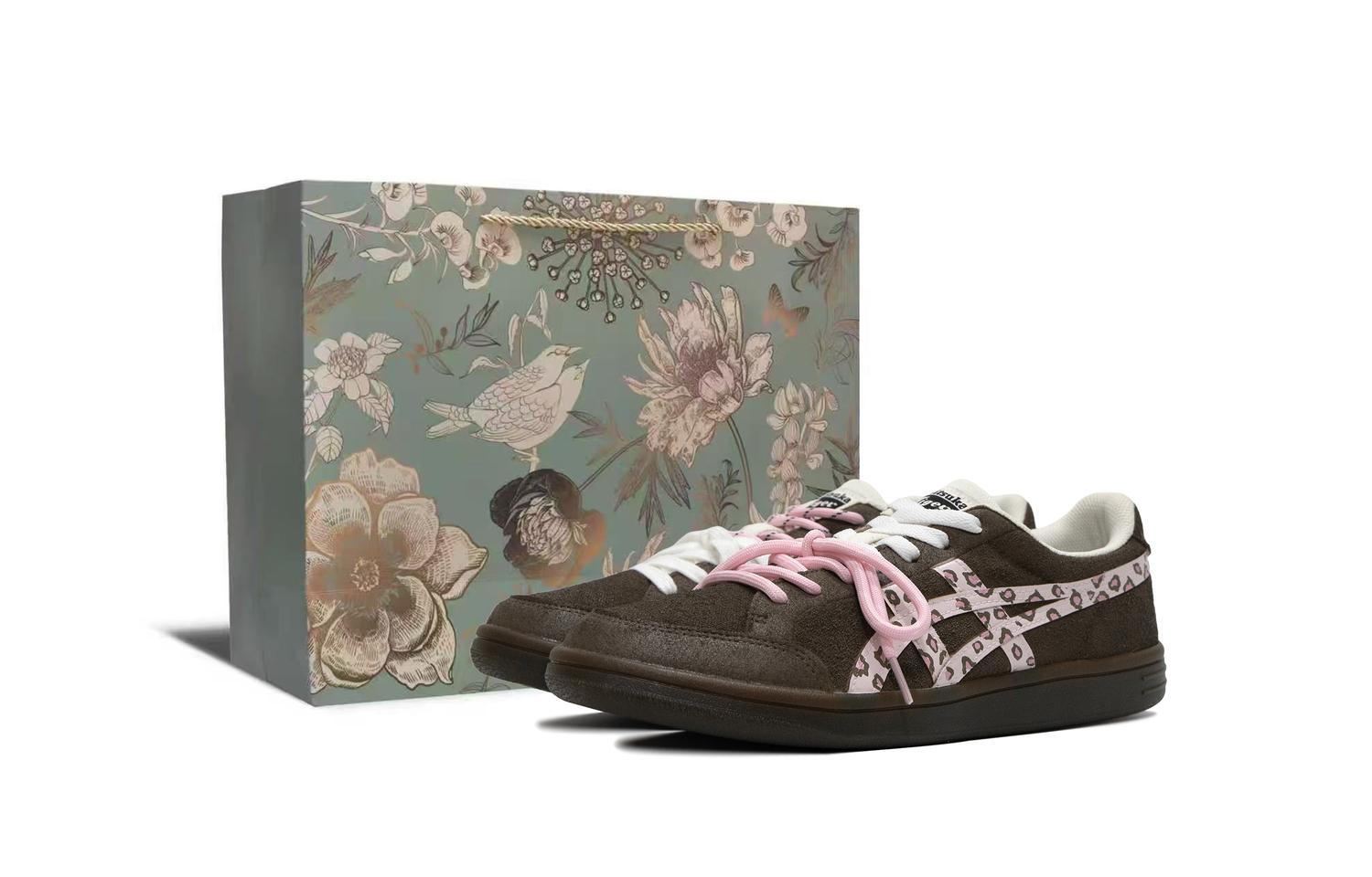 

Onitsuka Tiger Легкие низкие скейтбордистские кроссовки Advanti Sweetheart, унисекс, розово-коричневый