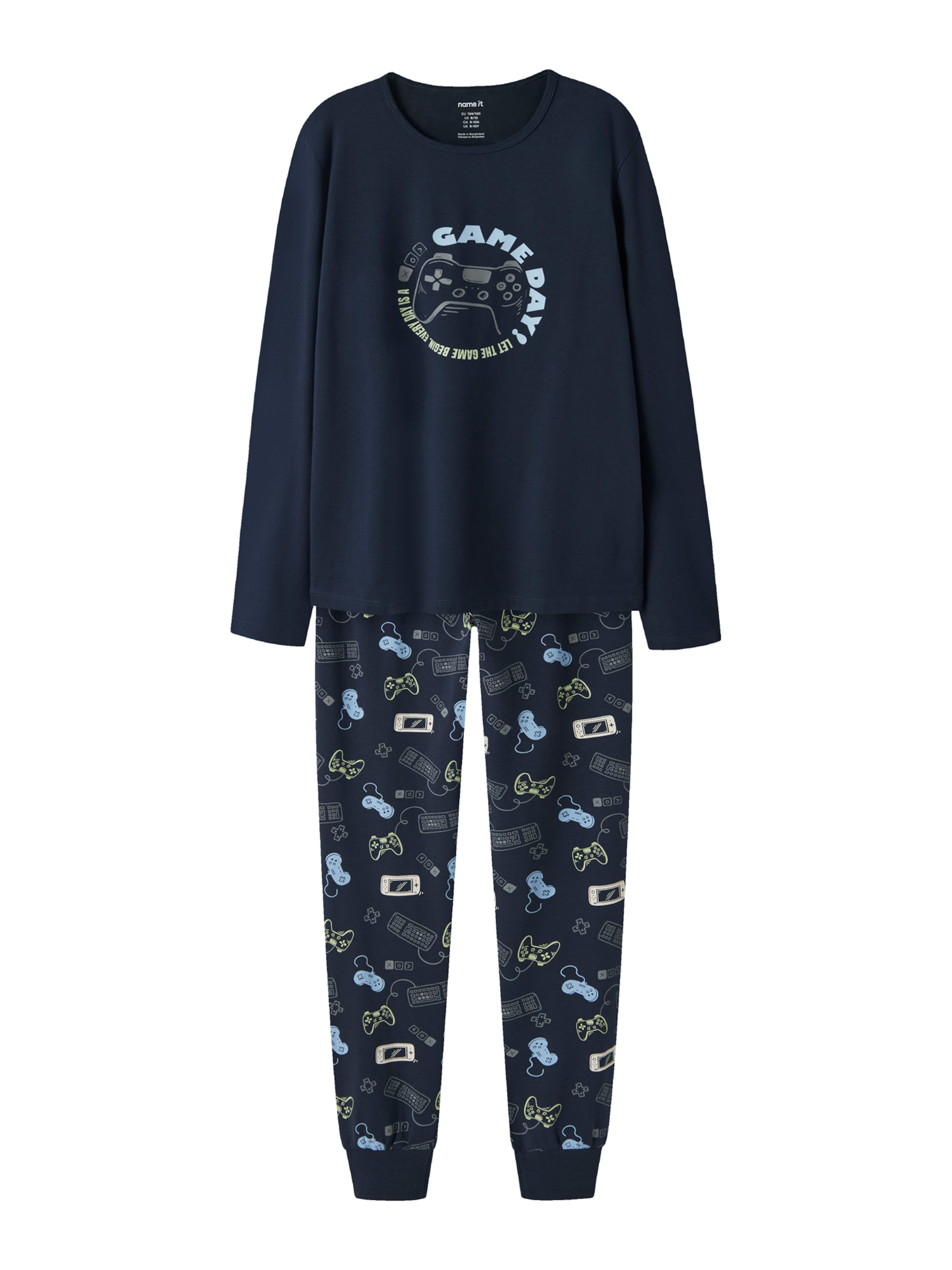 

NAME IT Пижама в небесно-голубом и темно-синем цветах