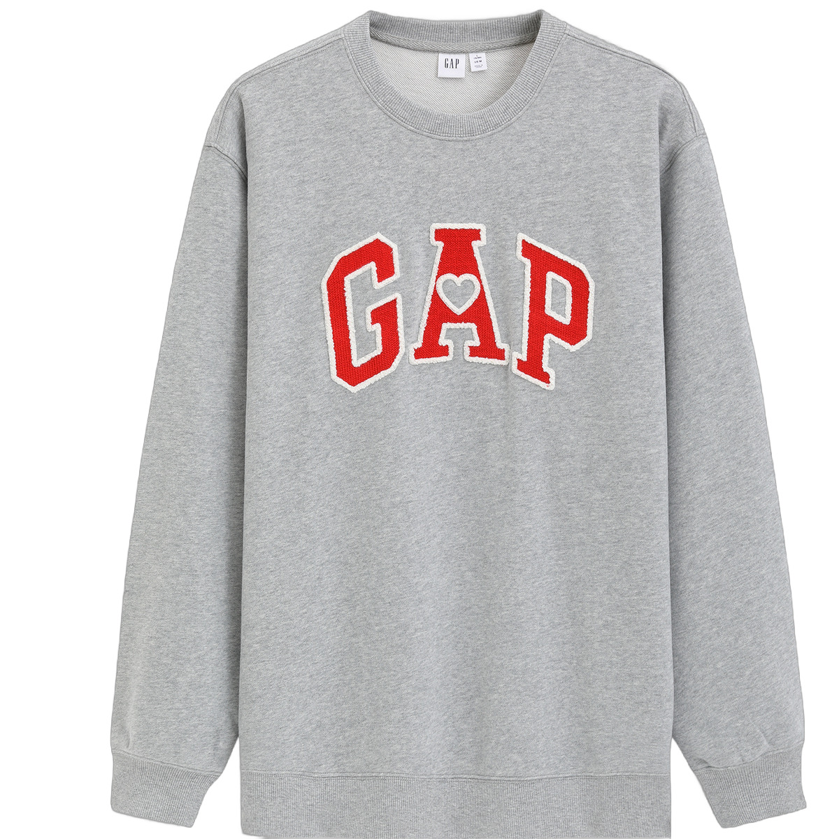 

Весенняя толстовка свободного кроя повседневный топ unisex GAP, светло-серый