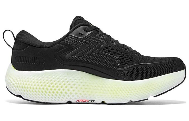 Кроссовки для бега Go Run Max Road 6 мужские с низким верхом черного цвета Skechers — фото 2