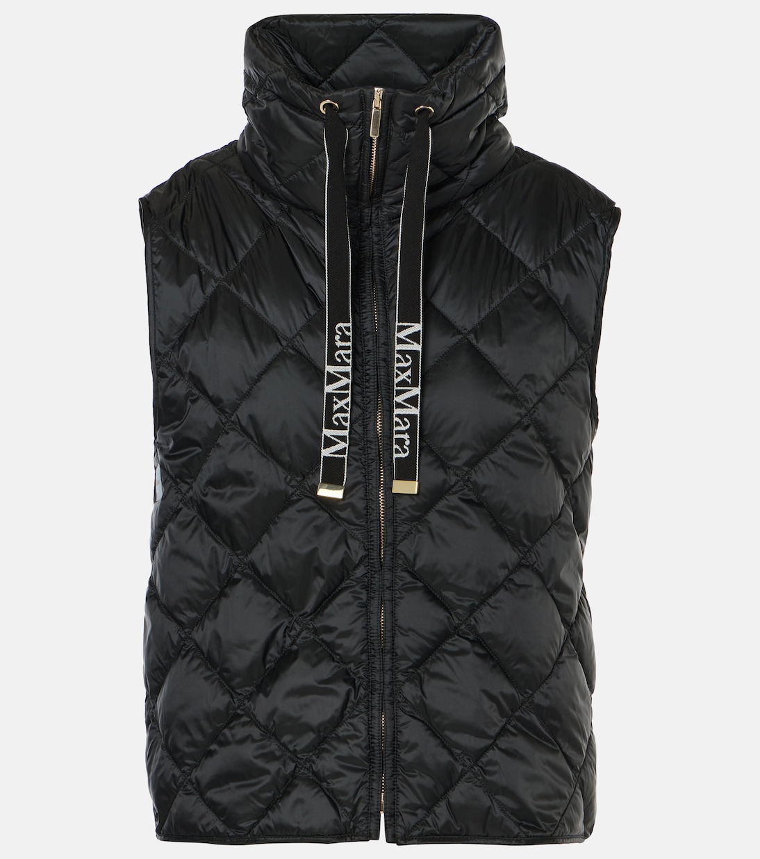 

Пуховая стеганая жилетка The Cube Tregic Max Mara, черный
