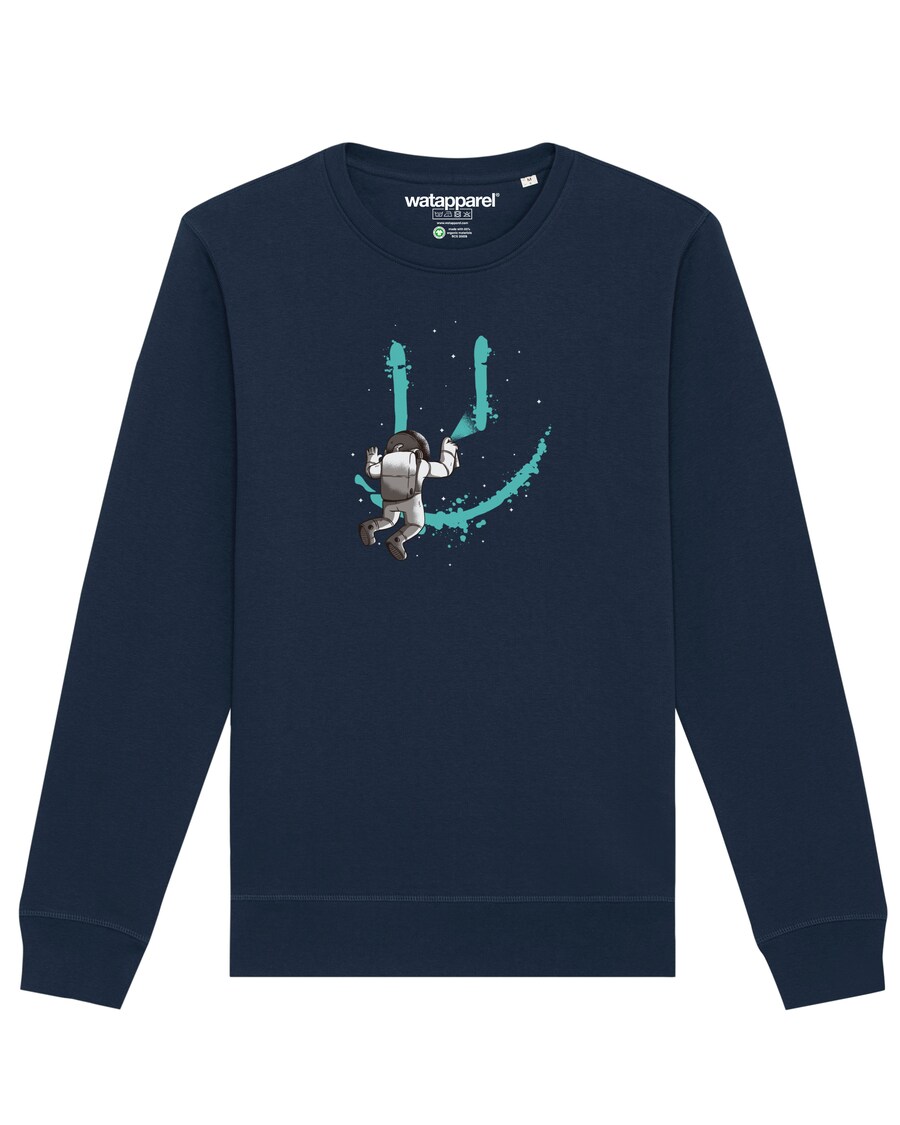 

Толстовка Watapparel Graffiti Astronaut, темно-синий