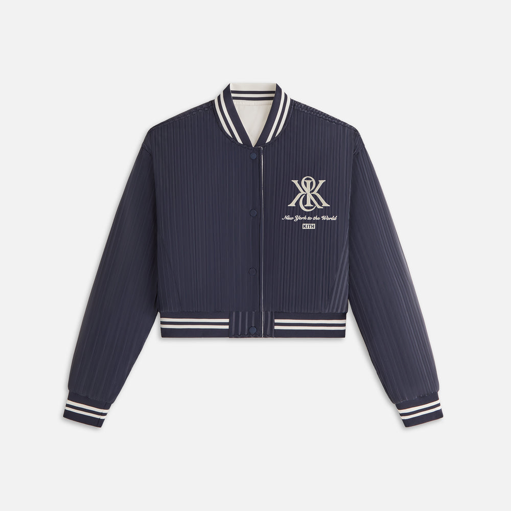 

Куртка Kith Women Landry II Crest Bomber, черный