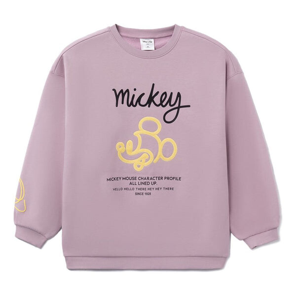 

Толстовка с принтом Микки Мауса Tops x Disney Li-Ning, фиолетовый