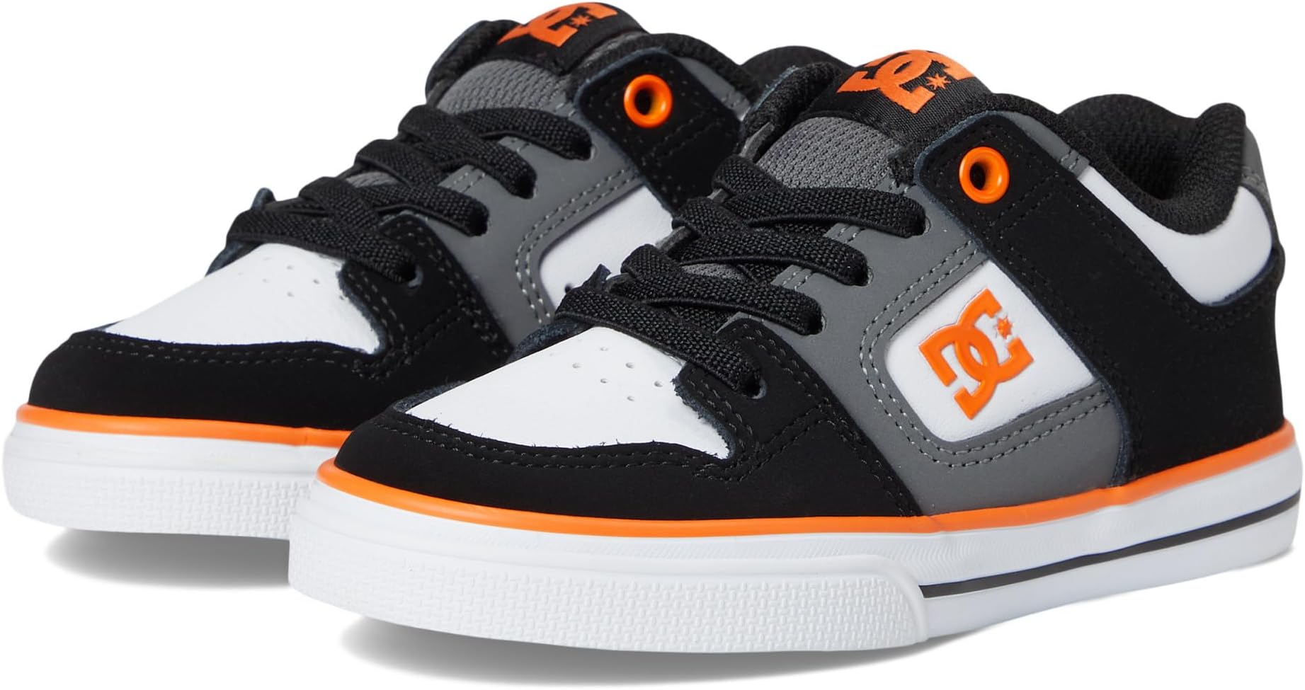 

Кроссовки DC Kids Pure Elastic, цвет Black/Grey/Orange