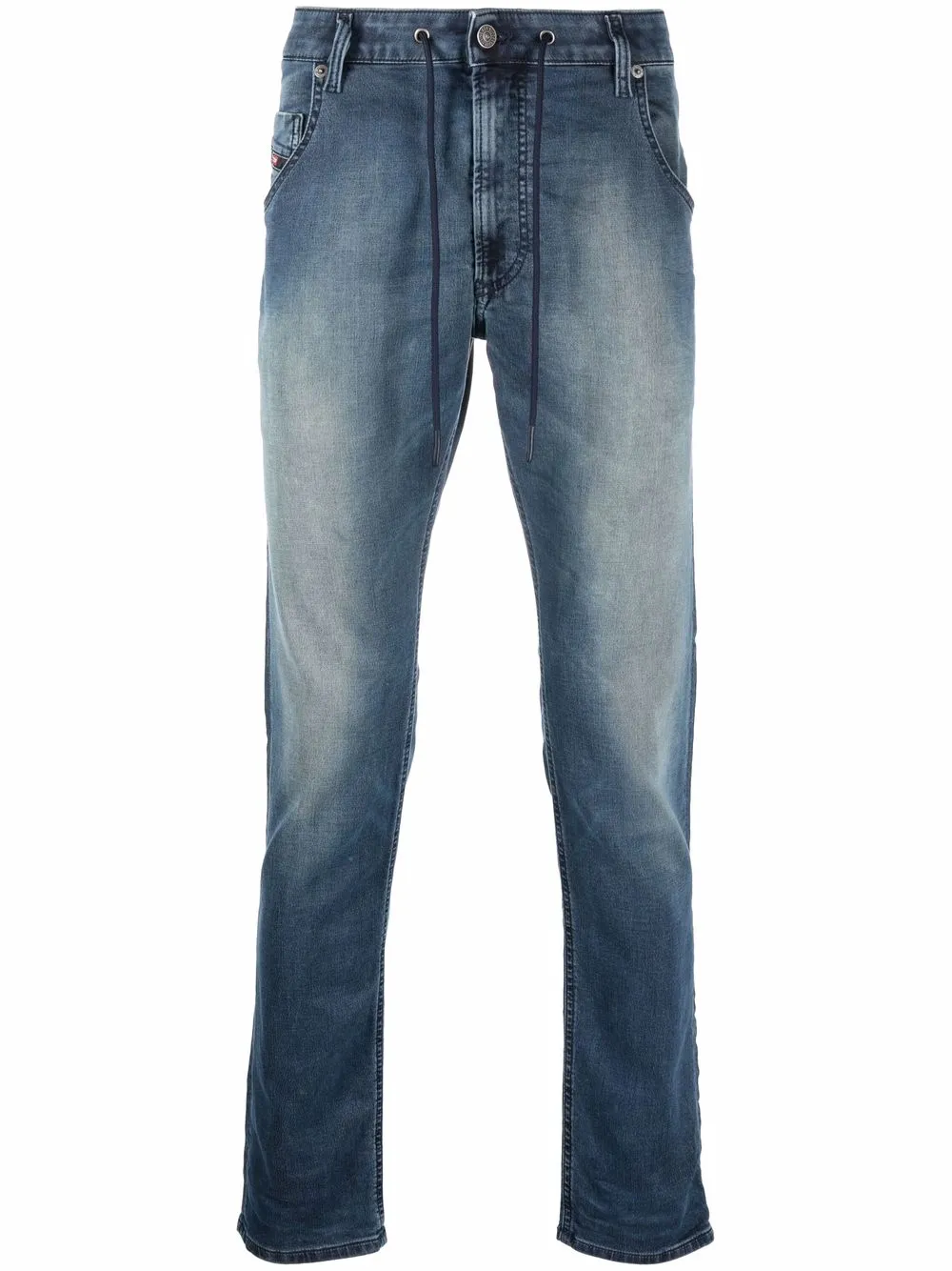 

Зауженные джинсы Krooley с кулиской Diesel, синий