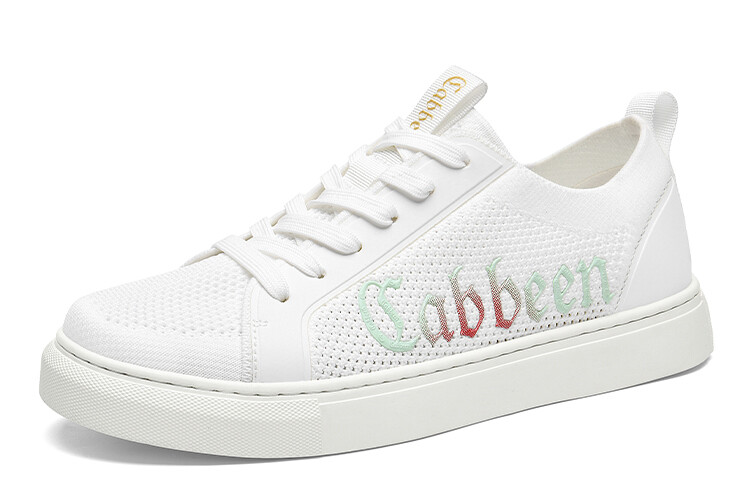 Кеды Cabbeen Skateboard Shoes Men Low-Top, белый — фото 3