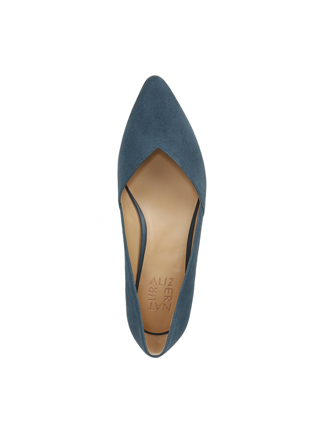 Балетки классические SKIMMERS HAVANA Naturalizer, цвет oceanic blue suede — фото 3